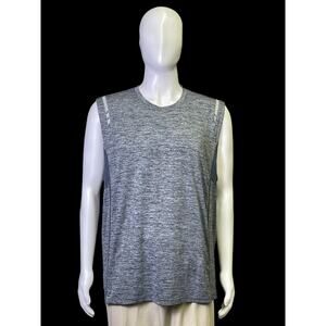 ID Ideology Gray Athletic Tank Top Shirt Men's Size XL Sports